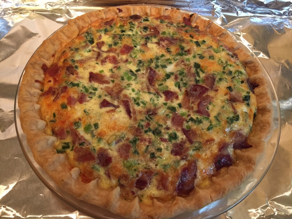 bacon meunster quiche