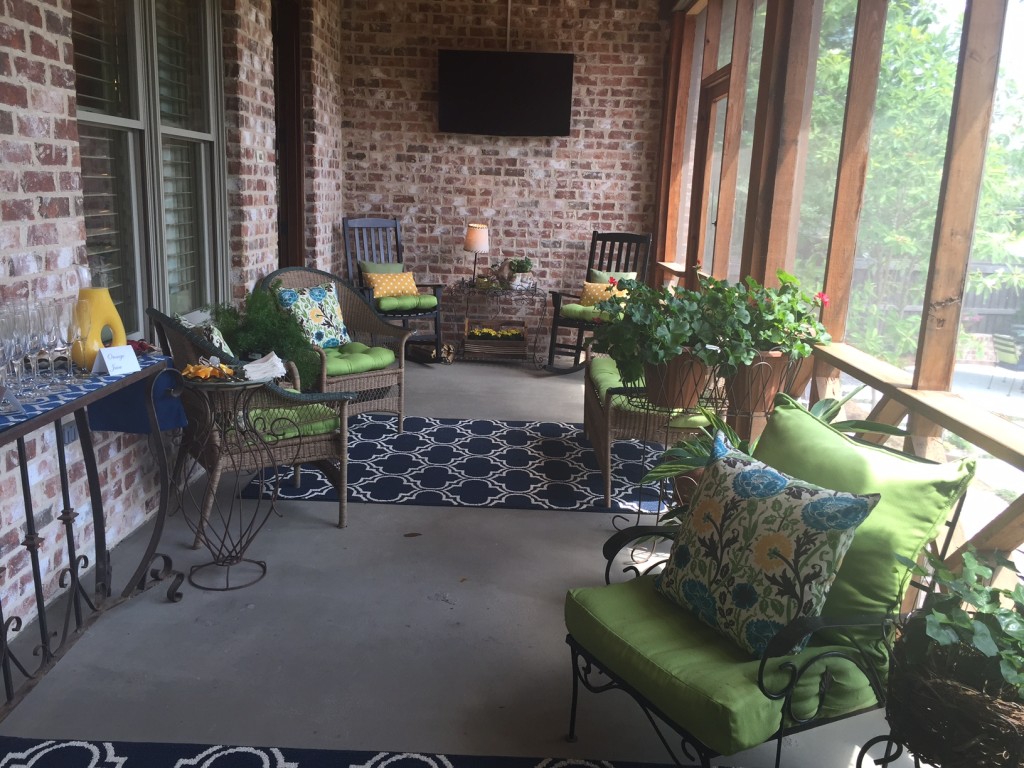 Bridal Luncheon Back Porch