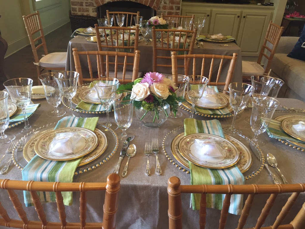 Bridal Luncheon Castle Garden Place Setting