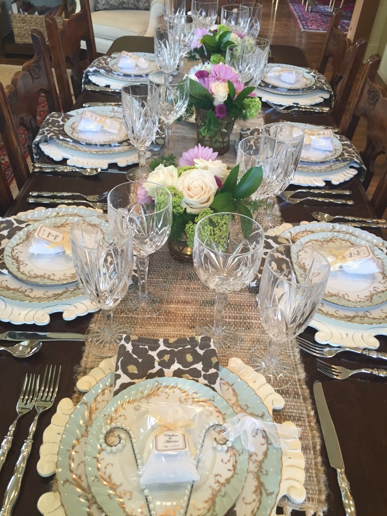 Bridal Luncheon Kitchen Table