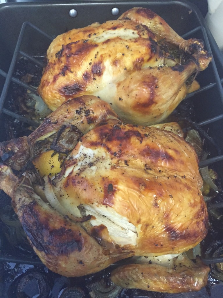 Roasted chicken
