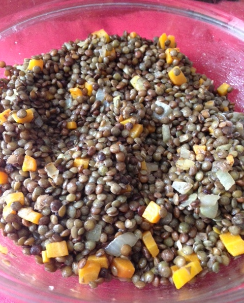 French Green Lentil Salad | Gina Diamond&amp;#39;s Flower Co.