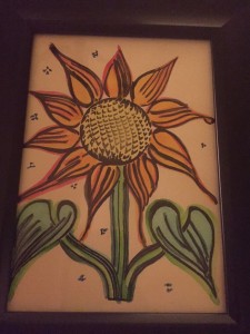 Sunflower print
