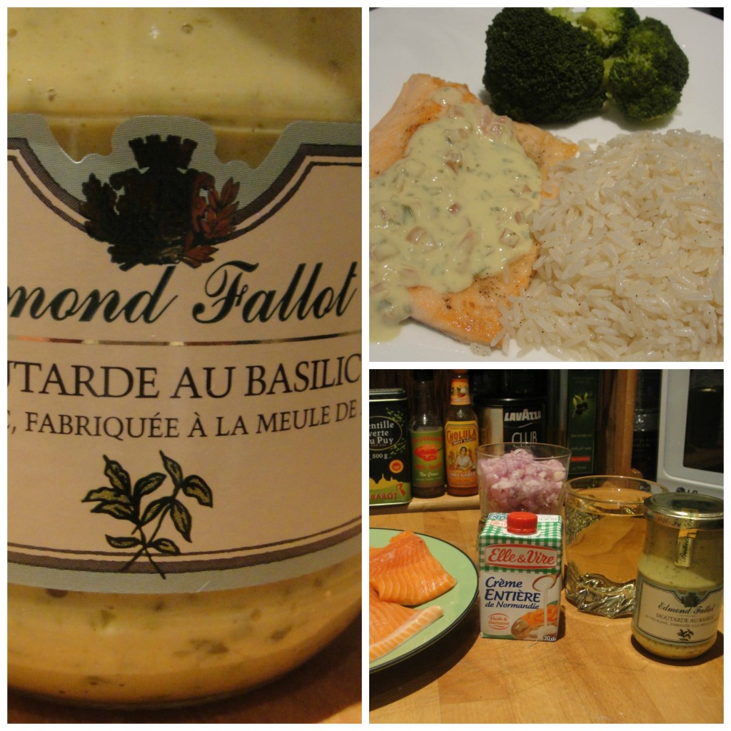 Salmon Basil Mustard
