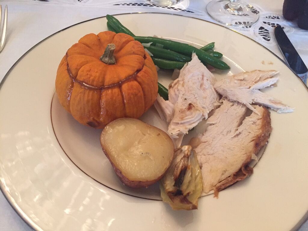 Turkey, Pumpkin and Green Beans