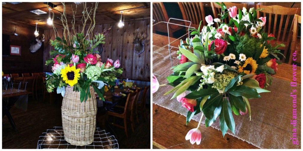 Casual Summer Event centerpieces wm
