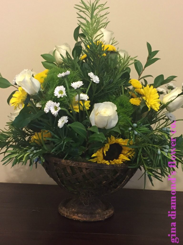 large yellow and white wm