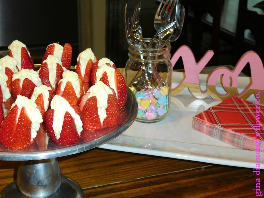 Coconut Cream Filled Strawberries
