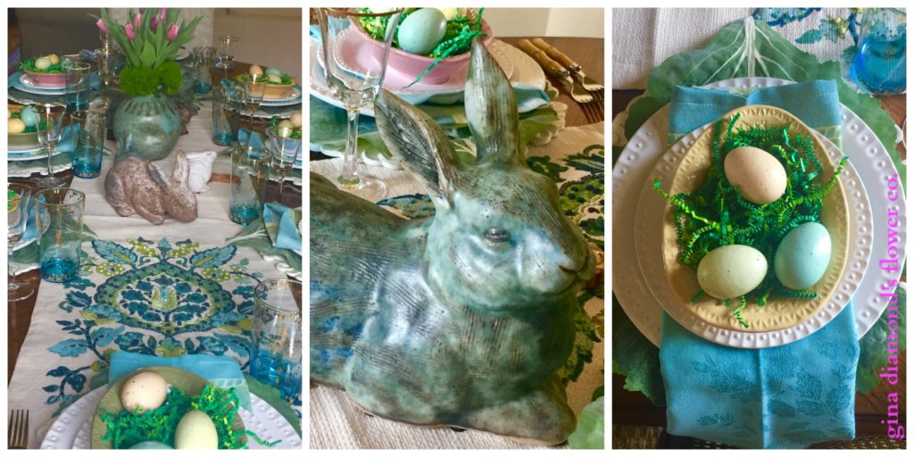 Easter tablescape