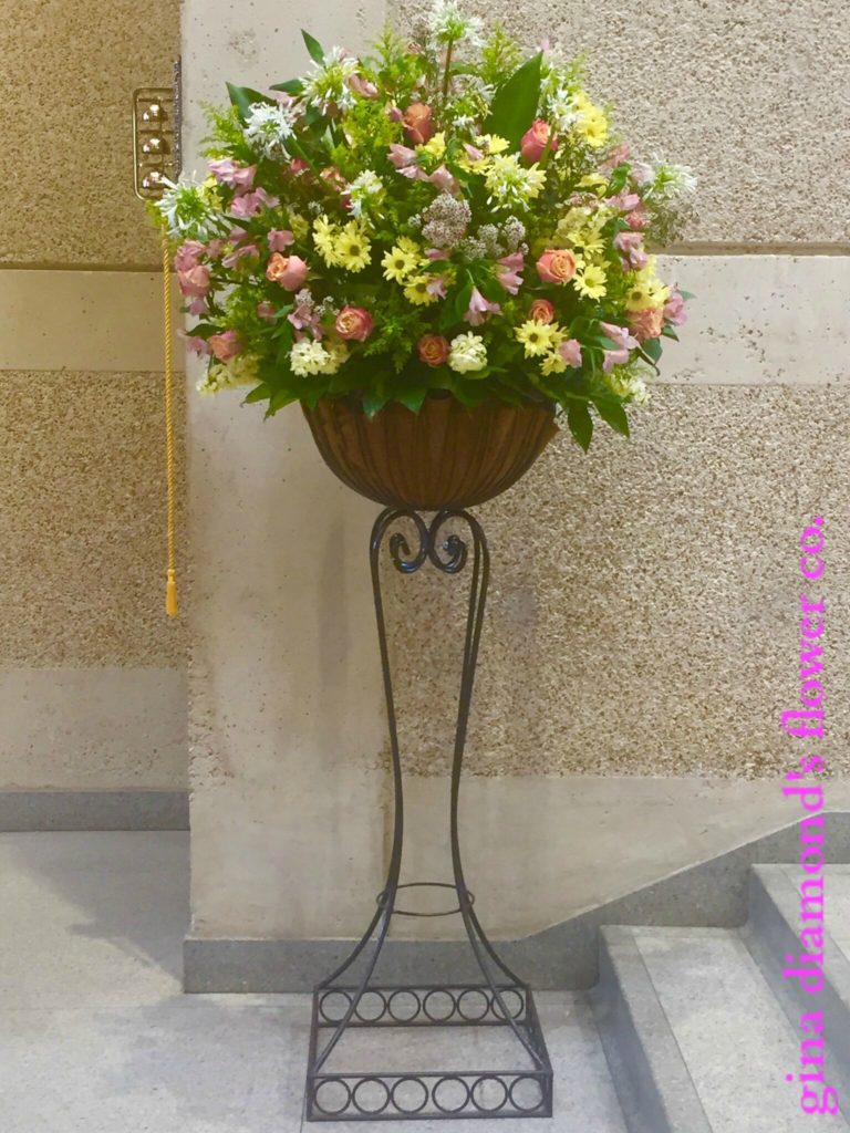 Fun Stuff on Fridays: Large flower arrangement for the altar at church