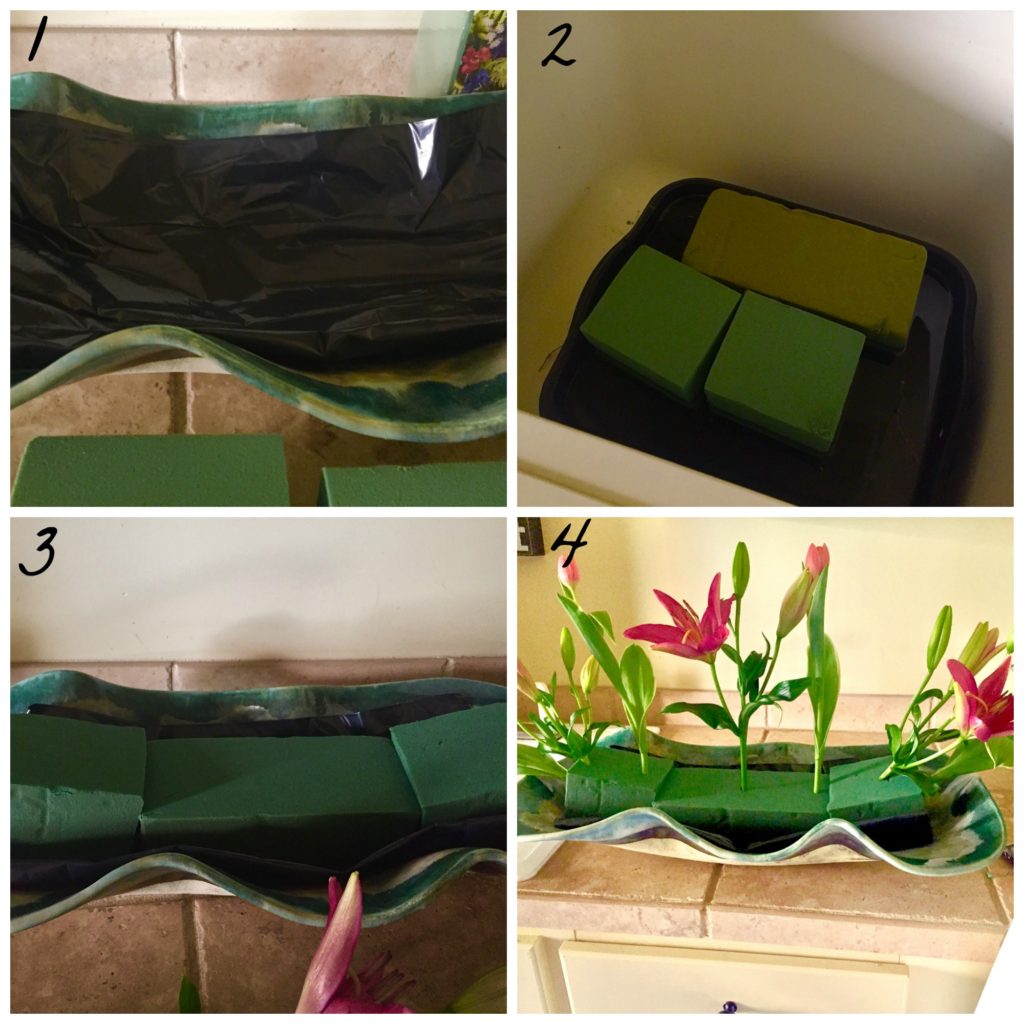 growing garden arrangement tutorial 1 - 4