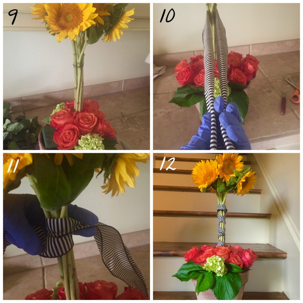 sunflower topiary 9 - 12